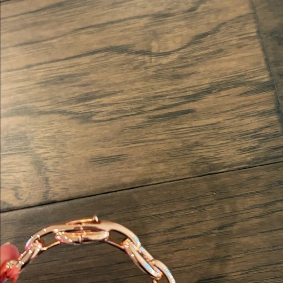 New With Tags Kate Spade Rose Gold Chain Reaction Bangle - Picture 5 of 7
